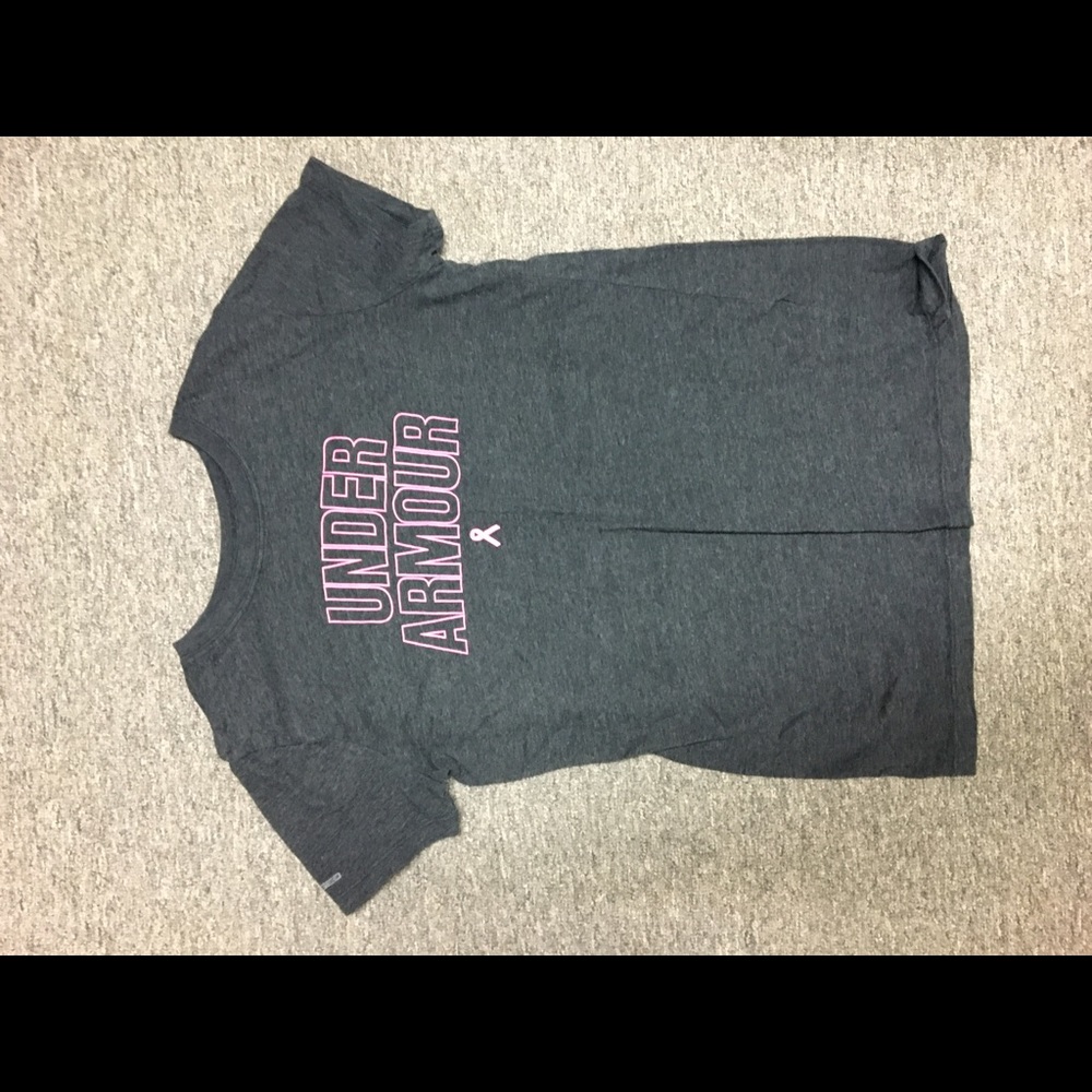 Under armour breast cancer shirt